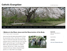 Tablet Screenshot of catholicevangelizer.com